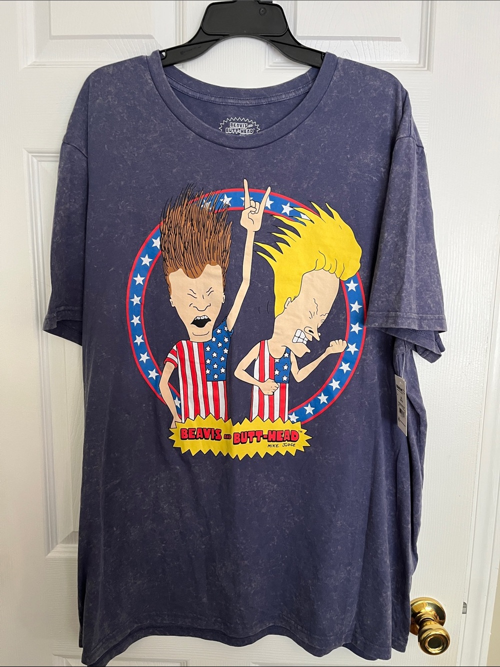 Beavis and Butt-Head Graphic Tee — Navy Blue